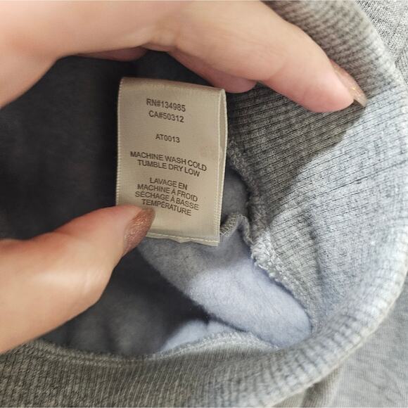 For Love And Lemons Gray Cropped Boxy Hoodie - Picture 9 of 11